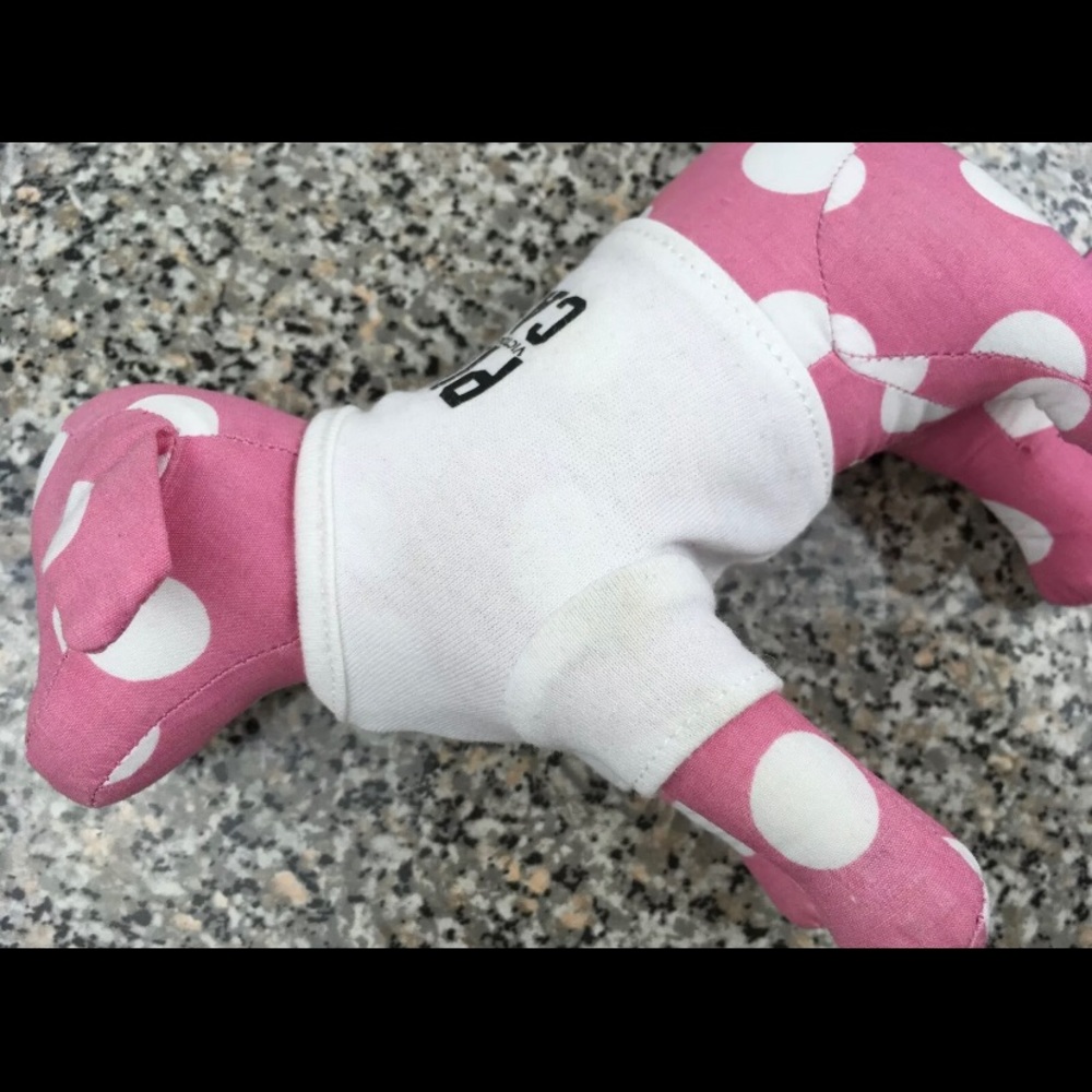 Victoria’s Secret PINK RARE CANADA POLKA DOT DOG HTF - Picture 8 of 10